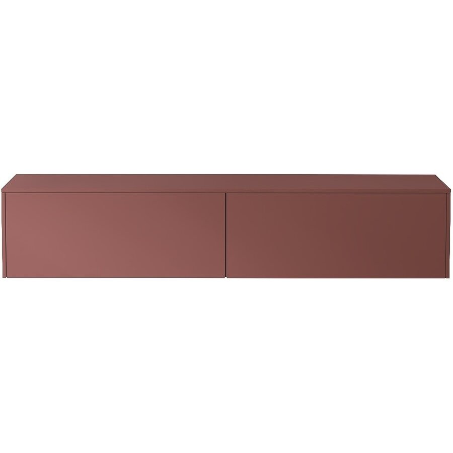Levana Pastell Oxydrood TV Wandmeubel 203 cm Levana Pastell Oxydrood TV Wandmeubel 203 cm