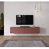 Levana Pastell Oxydrood TV Wandmeubel 203 cm Levana Pastell Oxydrood TV Wandmeubel 203 cm