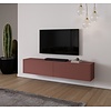 Levana Pastell Oxydrood TV Wandmeubel 203 cm Levana Pastell Oxydrood TV Wandmeubel 203 cm