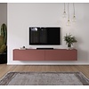 Levana Pastell Oxydrood TV Wandmeubel 243 cm