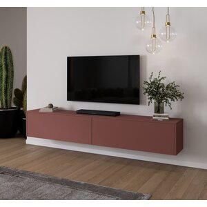 Artego Design Levana Pastell Oxydrood TV Wandmeubel 243 cm