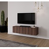 Levana Walnoot TV Wandmeubel 163 cm Levana Walnoot TV Wandmeubel 163 cm