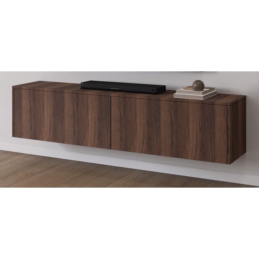 Levana Walnoot TV Wandmeubel 183 cm Levana Walnoot TV Wandmeubel 183 cm