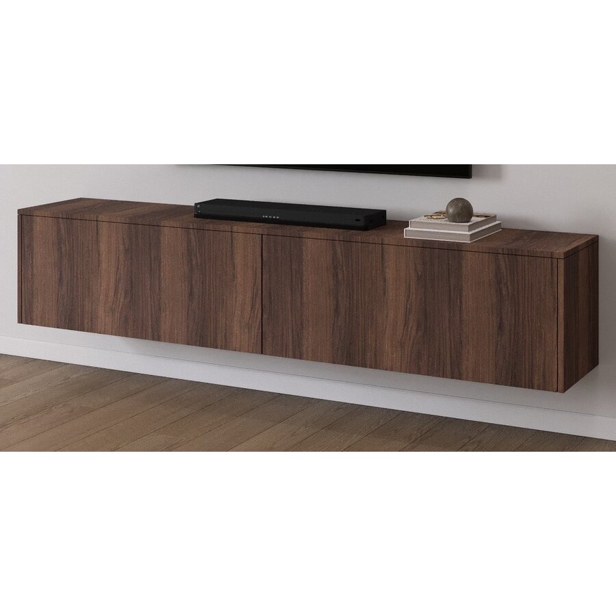 Levana Walnoot TV Wandmeubel 203 cm