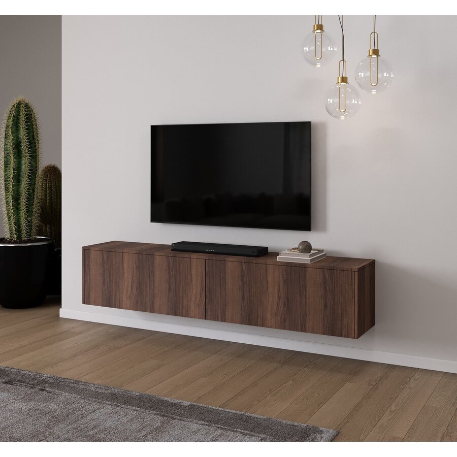 Levana Walnoot TV Wandmeubel 203 cm