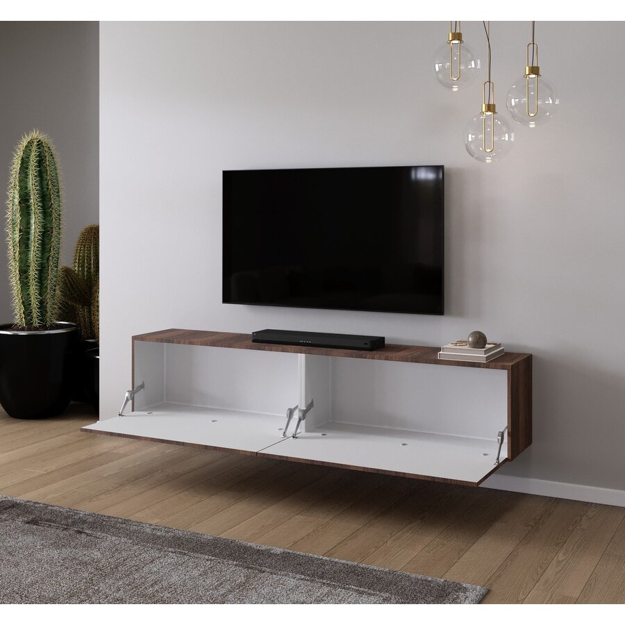 Levana Walnoot TV Wandmeubel 203 cm