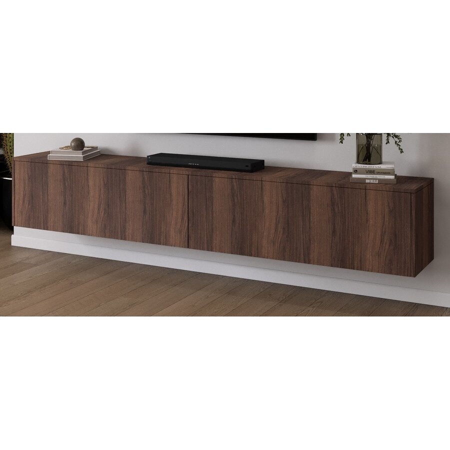 Levana Walnoot TV Wandmeubel 243 cm