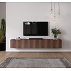 Levana Walnoot TV Wandmeubel 243 cm