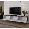 Levana Walnoot TV Wandmeubel 273 cm Levana Walnoot TV Wandmeubel 273 cm