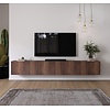 Levana Walnoot TV Wandmeubel 273 cm Levana Walnoot TV Wandmeubel 273 cm