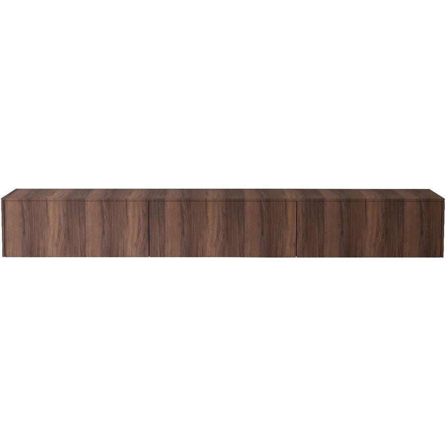 Levana Walnoot TV Wandmeubel 303 cm Levana Walnoot TV Wandmeubel 303 cm