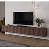 Levana Walnoot TV Wandmeubel 303 cm Levana Walnoot TV Wandmeubel 303 cm