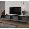 Levana Walnoot TV Wandmeubel 303 cm Levana Walnoot TV Wandmeubel 303 cm
