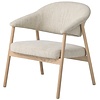 Elk Loungestoel Blank Eiken / Zand Elk Loungestoel Blank Eiken / Zand