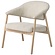 Elk Loungestoel Blank Eiken / Zand Elk Loungestoel Blank Eiken / Zand