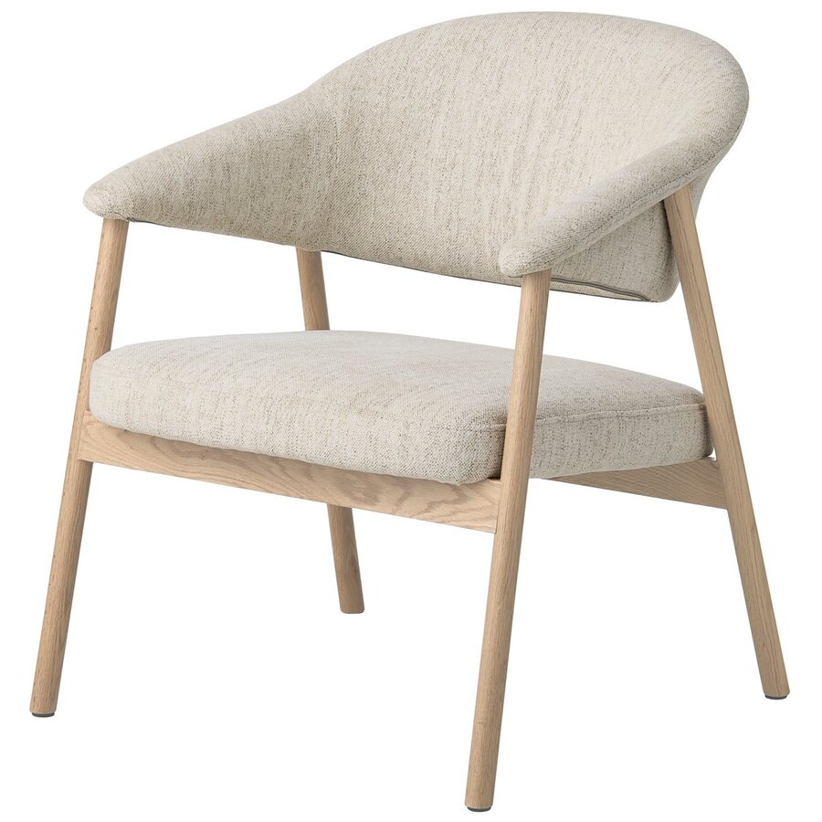 Elk Loungestoel Blank Eiken / Zand Elk Loungestoel Blank Eiken / Zand