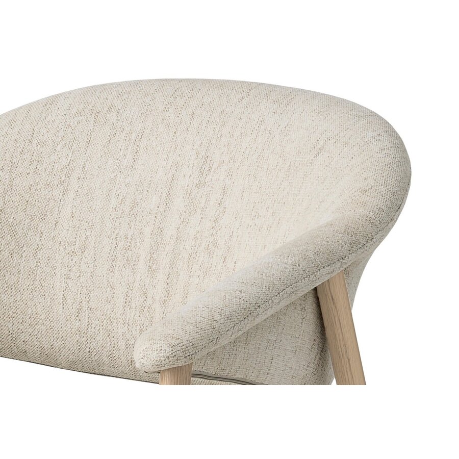 Elk Loungestoel Blank Eiken / Zand Elk Loungestoel Blank Eiken / Zand