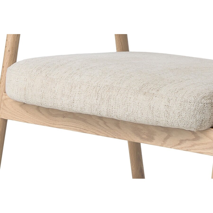 Elk Loungestoel Blank Eiken / Zand Elk Loungestoel Blank Eiken / Zand