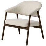 Hygge Interiors Elk Loungestoel Espresso Eiken / Zand