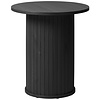 Nola Zwart Eiken Bijzettafel Rond Ø50 cm