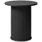 Hygge Interiors Nola Zwart Eiken Bijzettafel Rond Ø50 cm