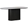 Nola 180 cm Ovale Eettafel Zwart Eiken Nola 180 cm Ovale Eettafel Zwart Eiken
