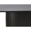 Nola 180 cm Ovale Eettafel Zwart Eiken Nola 180 cm Ovale Eettafel Zwart Eiken