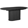 Nola Uitschuifbare Eettafel Zwart Eiken 180-230 cm Nola Uitschuifbare Eettafel Zwart Eiken 180-230 cm