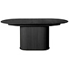 Nola Uitschuifbare Eettafel Zwart Eiken 180-230 cm Nola Uitschuifbare Eettafel Zwart Eiken 180-230 cm
