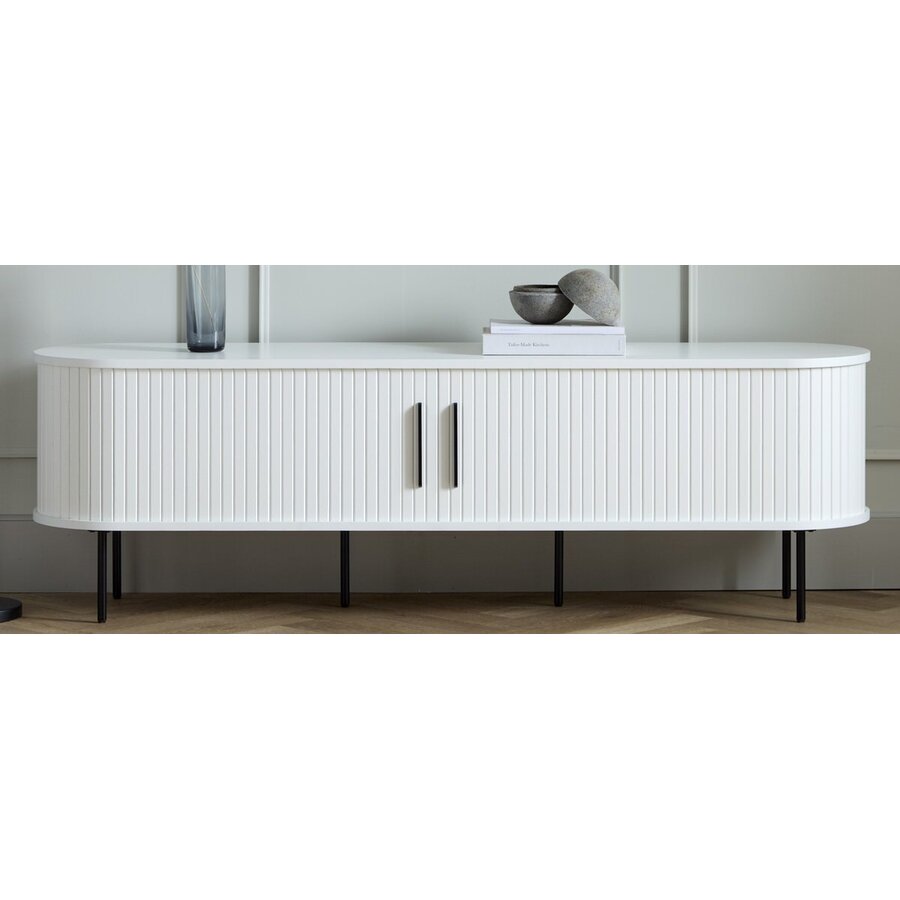 Nola TV Meubel 180 cm Wit Eiken Nola TV Meubel 180 cm Wit Eiken