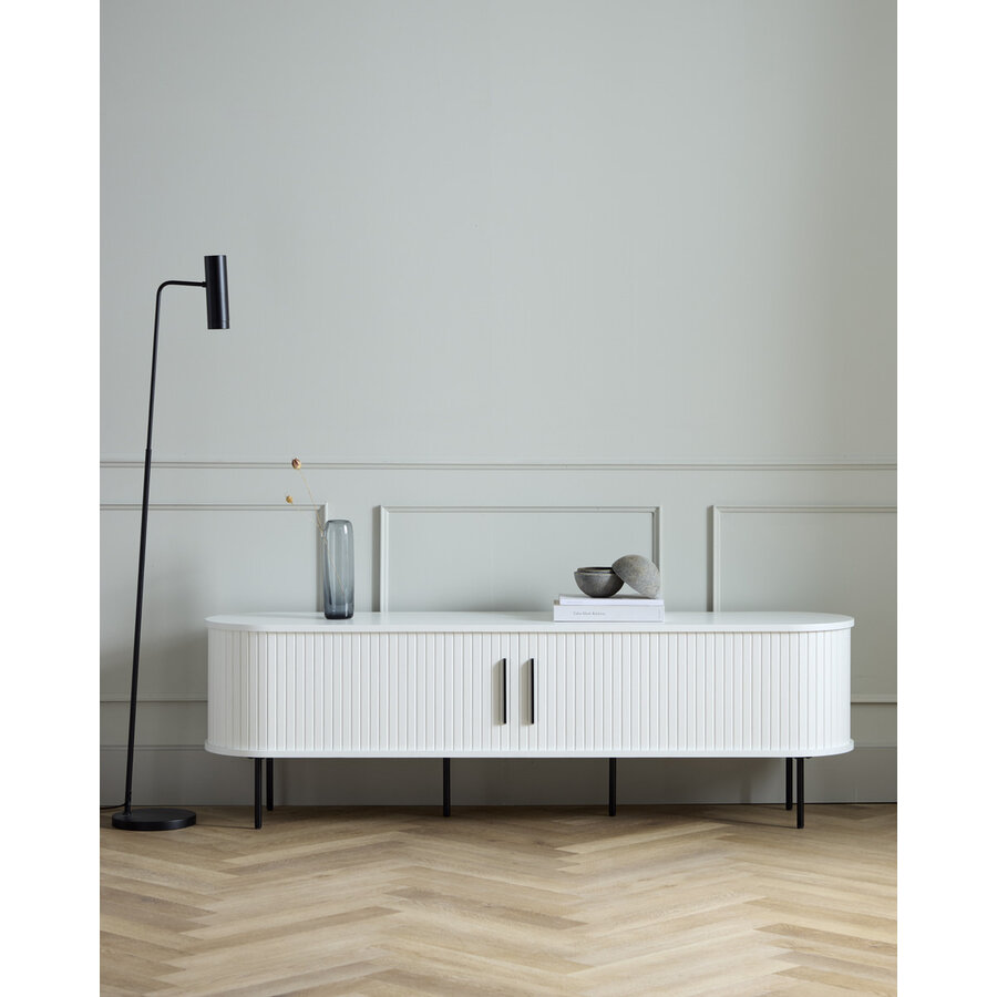 Nola TV Meubel 180 cm Wit Eiken Nola TV Meubel 180 cm Wit Eiken