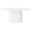 Nola 180 cm Ovale Eettafel Wit Eiken Nola 180 cm Ovale Eettafel Wit Eiken