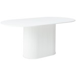 Hygge Interiors Nola 180 cm Ovale Eettafel Wit Eiken Hygge Interiors Nola 180 cm Ovale Eettafel Wit Eiken