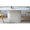 Nola 180 cm Ovale Eettafel Wit Eiken Nola 180 cm Ovale Eettafel Wit Eiken