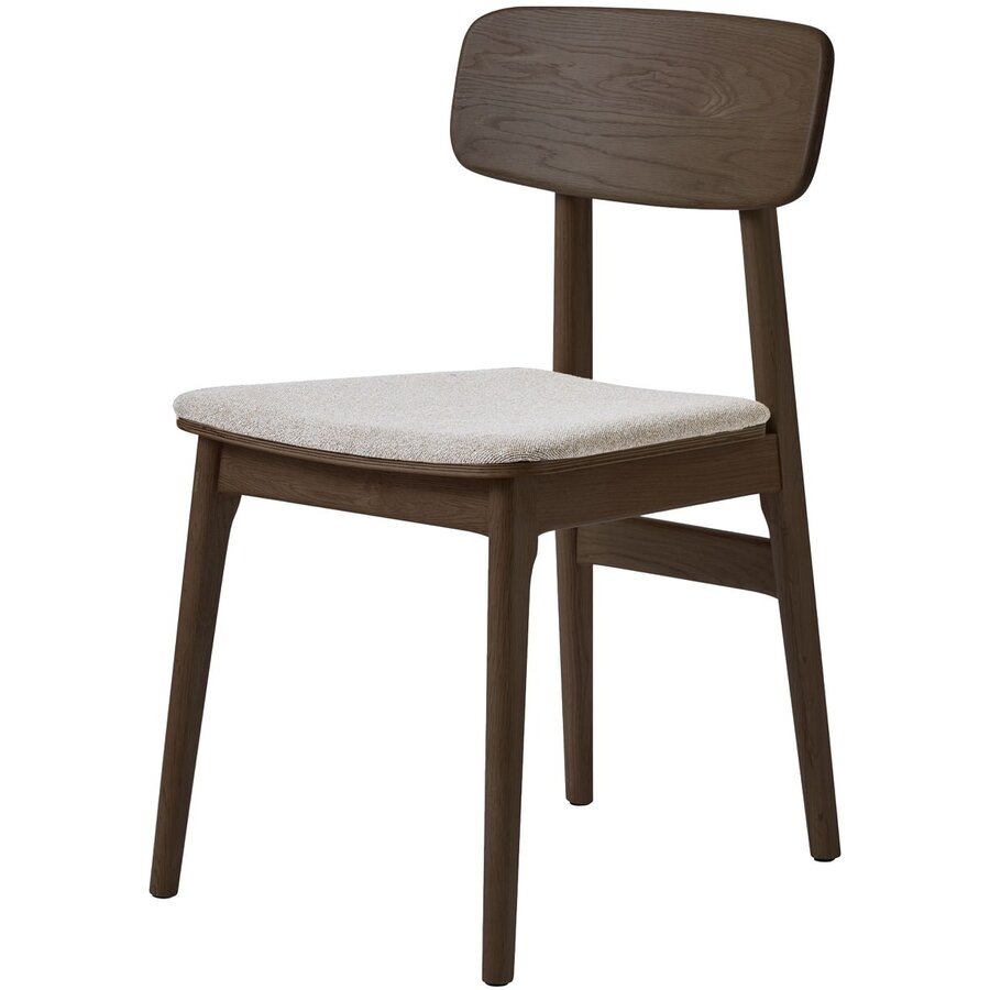 Livo Eetkamerstoel Espresso Eiken / Zand Livo Eetkamerstoel Espresso Eiken / Zand