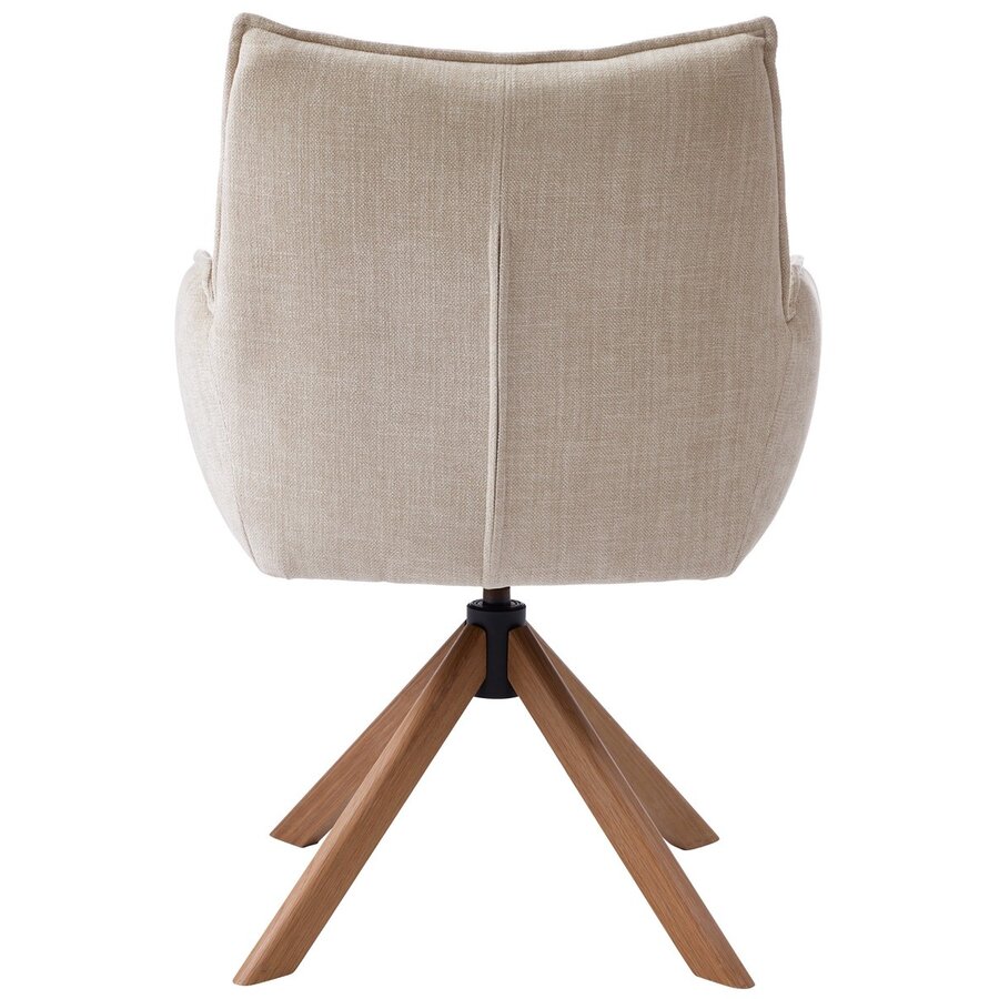 Marilla Draaistoel Linen / Eiken Marilla Draaistoel Linen / Eiken