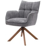 Hygge Interiors Marilla Draaistoel Grafiet / Eiken Hygge Interiors Marilla Draaistoel Grafiet / Eiken