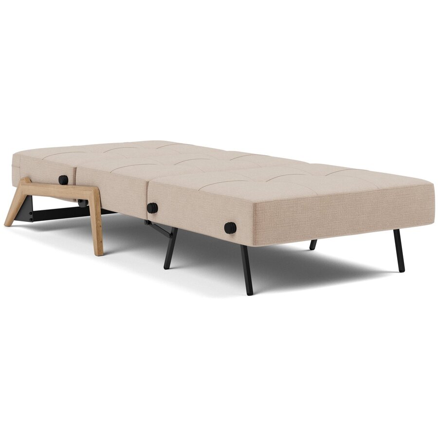 Cubed Slaapstoel Mocha / Eiken Cubed Slaapstoel Mocha / Eiken