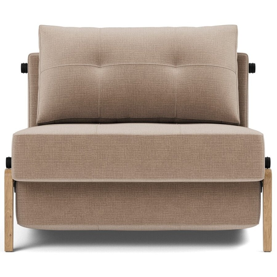 Cubed Slaapstoel Mocha / Eiken Cubed Slaapstoel Mocha / Eiken