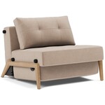 Innovation Living Cubed Slaapstoel Mocha / Eiken Innovation Living Cubed Slaapstoel Mocha / Eiken