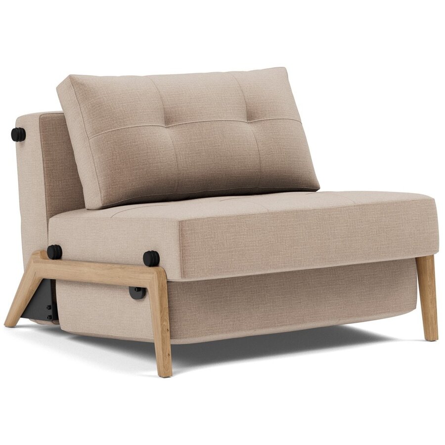 Cubed Slaapstoel Mocha / Eiken Cubed Slaapstoel Mocha / Eiken