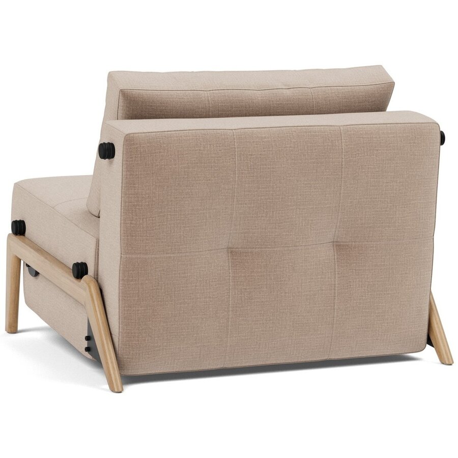 Cubed Slaapstoel Mocha / Eiken Cubed Slaapstoel Mocha / Eiken