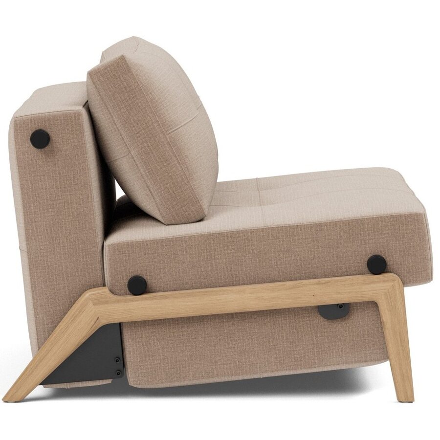 Cubed Slaapstoel Mocha / Eiken Cubed Slaapstoel Mocha / Eiken