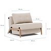 Cubed Slaapstoel Mocha / Eiken Cubed Slaapstoel Mocha / Eiken