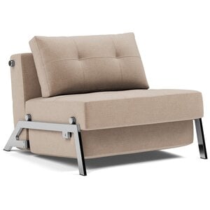 Innovation Living Cubed Slaapstoel Mocha / Chrome