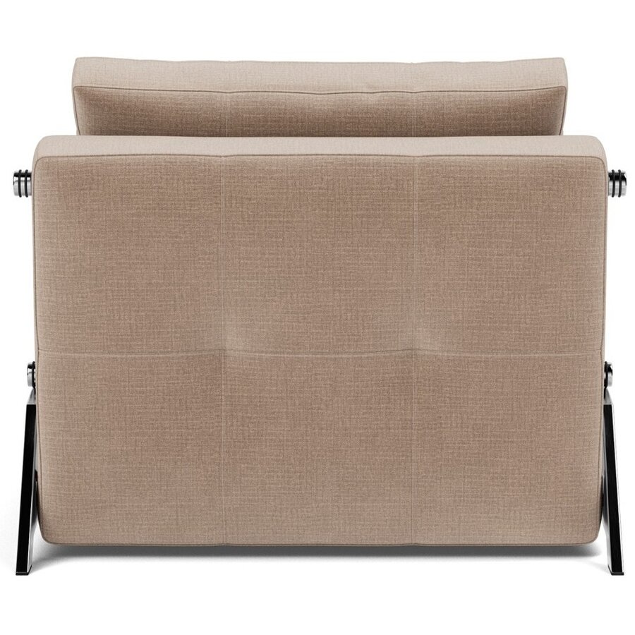 Cubed Slaapstoel Mocha / Chrome Cubed Slaapstoel Mocha / Chrome
