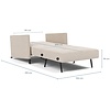 Cubed Slaapstoel met Armleuning Mocha Cubed Slaapstoel met Armleuning Mocha
