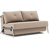 Cubed Aluminium 140 cm Slaapbank Mocha