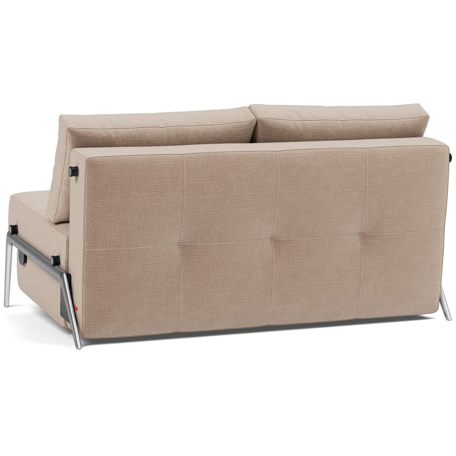 Cubed Aluminium 140 cm Slaapbank Mocha