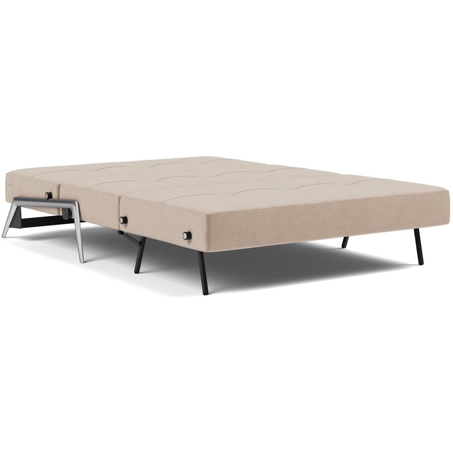 Cubed Aluminium 140 cm Slaapbank Mocha
